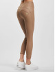 Freddy Legging WRUP Vegan Leather Push Up 7/8 High Waist Super Skinny brun