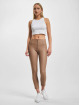 Freddy Legging WRUP Vegan Leather Push Up 7/8 High Waist Super Skinny brun