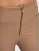 Freddy Leggings WRUP Vegan Leather Push Up 7/8 High Waist Super Skinny brun