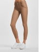 Freddy Leggings WRUP Vegan Leather Push Up 7/8 Regular Waist Super brun