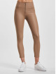 Freddy Leggingsit/Treggingsit WRUP Vegan Leather Push Up 7/8 High Waist Super Skinny ruskea