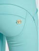 Freddy Leggingsit/Treggingsit WRUP Vegan Leather Push Up 7/8 Regular Waist Super Skinny turkoosi