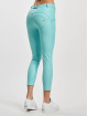 Freddy Leginy/Tregginy WRUP Vegan Leather Push Up 7/8 Regular Waist Super Skinny tyrkysový