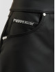 Freddy shorts N.O.W. Vegan Leather Yoga Comfort Mid Waist Wide Leg zwart