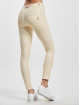 Freddy Skinny jeans WRUP Drill Damen Push Up Hose Regular Waist beige