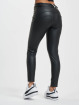 Freddy Skinny Jeans Regular Waist Eco-Leder black