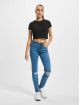 Freddy Skinny Jeans Destroyed blå