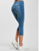 Freddy Skinny Jeans Capri Length Medium Waist N.O.W.® Stonewashed Effect modrý
