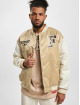 Fubu Chaqueta de béisbol College Shiny Varsity beis