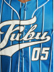 Fubu Chemise Pinstripe Baseball Jersey bleu