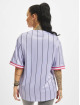 Fubu Hemd Pinstripe Baseball Jersey violet