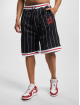 Fubu Pantalón cortos Varsity Pinstriped Mesh negro