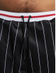 Fubu Pantalón cortos Varsity Pinstriped Mesh negro