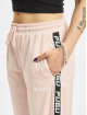 Fubu Pantalone ginnico Corporate Tape Velours rosa chiaro
