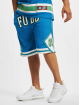 Fubu Shorts College Mesh blau