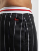 Fubu shorts Varsity Pinstriped Mesh zwart