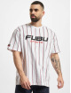 Fubu T-Shirt Pinstripe blanc