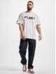 Fubu T-Shirt Pinstripe weiß