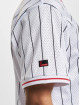 Fubu t-shirt Varsity Pinstriped Mesh wit