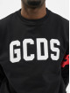 GCDS Pullover Logo schwarz