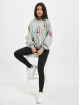 GCDS Sweat capuche BABY BEAR CROP gris