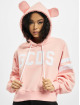 GCDS Sweat capuche BABY BEAR CROP magenta