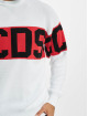 GCDS Swetry Logo bialy