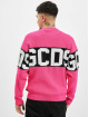 GCDS Swetry Fluo Logo pink