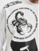 GCDS T-Shirt manches longues Elements Long blanc