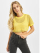 Glamorous Top 2-In-1 Mesh gelb