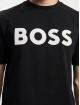 Hugo Camiseta Tiburt 318 Logo Print negro