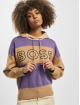 Hugo Hoody Fleurine Logo And Block beige
