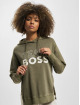 Hugo Hoody Logo Print groen