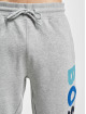Hugo Jogging kalhoty Secolorfleece Logo šedá