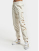 Hugo joggingbroek Epant Regular Fit Shaken Logo wit