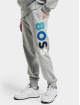 Hugo Jogginghose Secolorfleece Logo grau