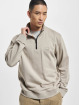 Hugo Pullover Zetrust Zip Logo Patch grey