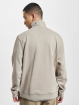 Hugo Pullover Zetrust Zip Logo Patch grey