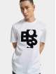 Hugo T-shirt Tiburt 309 Shaken Logo Print bianco
