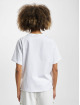 Hugo T-shirt Ekrisp Comfort Fit Shaken Logo bianco
