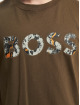 Hugo T-Shirt Teetrury 2 Relaxed Fit Logo Artwork brown