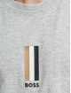 Hugo T-Shirt Tiburt 308 Logo Print grau