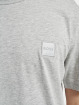Hugo T-Shirt Tegood Regular Fit Logo Patch grau