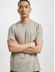 Hugo T-Shirt Regular Fit Logo Patch grau