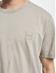 Hugo T-Shirt Regular Fit Logo Patch grau