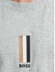 Hugo t-shirt Tiburt 308 Logo Print grijs