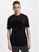 Hugo T-Shirt Tiburt 309 Shaken Logo Print schwarz