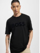 Hugo T-Shirt Tiburt 318 Logo Print schwarz