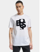 Hugo T-Shirt Tiburt 309 Shaken Logo Print weiß