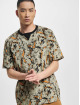 Hugo t-shirt Tecrinkle All Over Print zwart